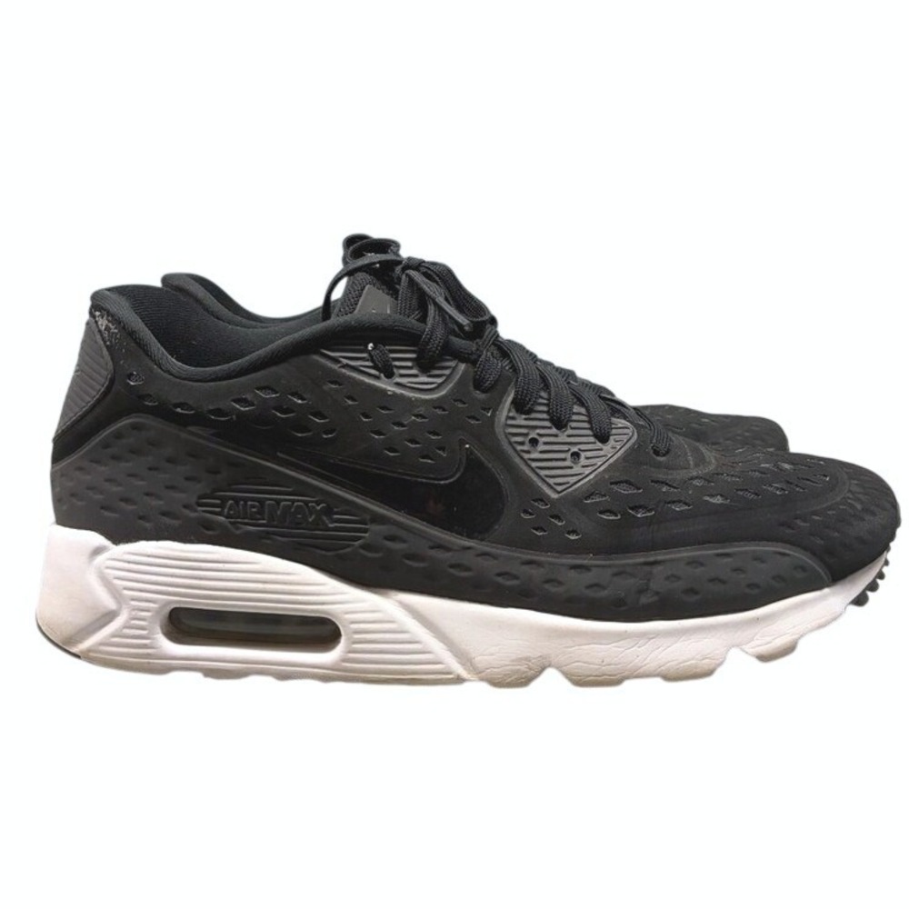 Nike Air Max 90 Ultra Essential Shoes Mens 11 Black Running Sneakers Mesh
